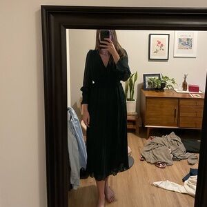 Dark Green Zara Dress Size XSmall